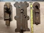 3 oud grendels, schuifsloten, Ophalen of Verzenden