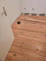50m2 Houten Vloer Planken, Doe-het-zelf en Verbouw, Vloerdelen en Plavuizen, Ophalen, Gebruikt, Vloerdelen of -planken, 10 m² of meer