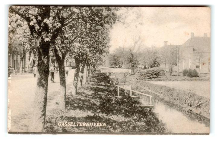 Gasselternijveen, Verzamelen, Ansichtkaarten | Nederland, Ongelopen, Drenthe, 1920 tot 1940, Verzenden