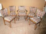 Eetkamerstoelen, Huis en Inrichting, Stoelen, Ophalen, Gebruikt, Bruin, Vijf, Zes of meer stoelen