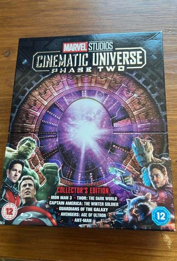 Marvel phase 2 (MCU) blu-ray box-set (UK import) beschikbaar voor biedingen