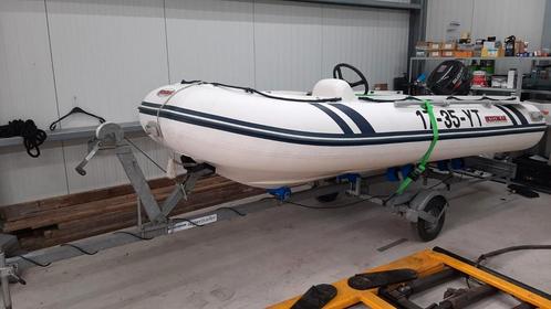Rubberboot suzumar met trailer, Watersport en Boten, Rubberboten, Zo goed als nieuw, Overige merken, Aluminium, Minder dan 70 pk