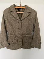 Bruin Tweed Jasje - Maat 34, Kleding | Dames, Jasjes, Kostuums en Pakken, Bruin, Ophalen of Verzenden, Zo goed als nieuw, Jasje