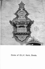 Breda, Grote kerk, O.L.V. kerk, Epitaaf door Corn. Floris, Verzenden, 1960 tot 1980, Ongelopen, Noord-Brabant