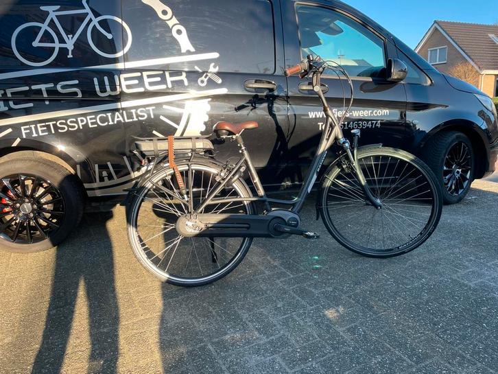 Batavus milani e-go ebike, Fietsen en Brommers, Elektrische fietsen, Zo goed als nieuw, Batavus, 47 tot 51 cm, 50 km per accu of meer
