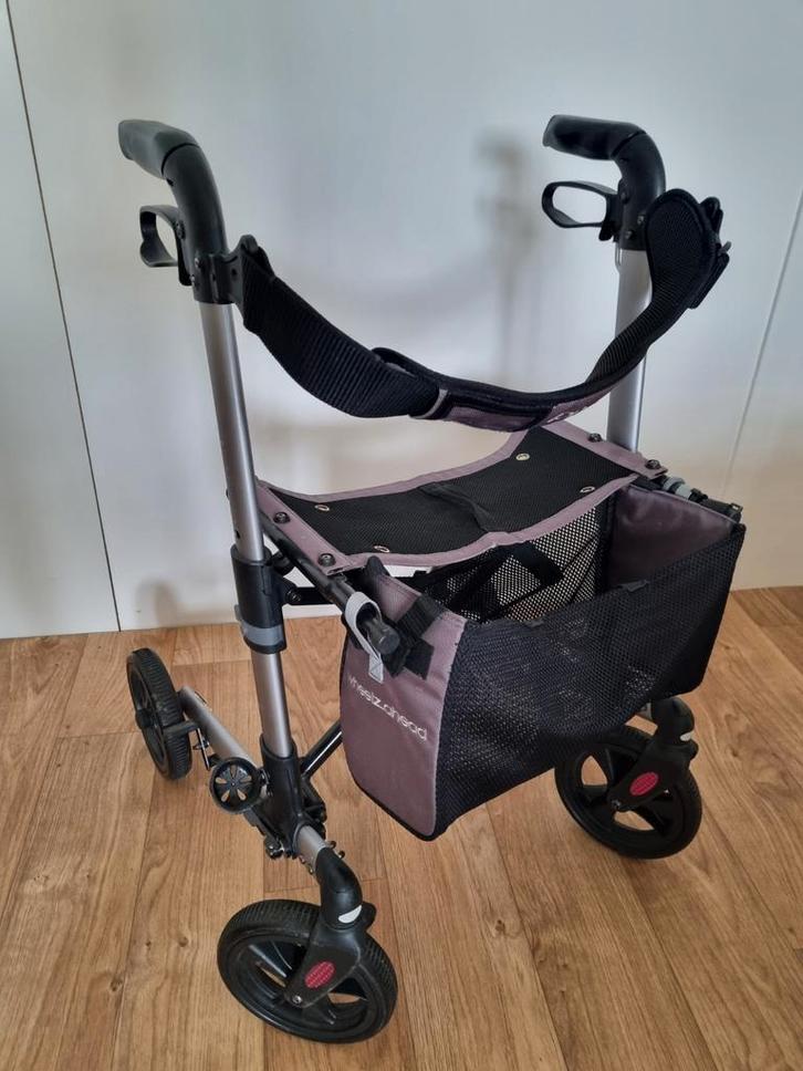 WheelzAhead inklapbare en opvouwbare rollator, Diversen, Rollators, Gebruikt, Lichtgewicht, Opvouwbaar, Ophalen