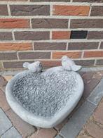 Betonbeeld schaal hartvormig met vogels, Ophalen, Nieuw, Beton, Overige typen