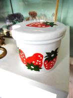 West Germany Vintage Waechtersbach aardbei pot met deksel, Huis en Inrichting, Gebruikt, Overige typen, Ophalen of Verzenden, Overige stijlen
