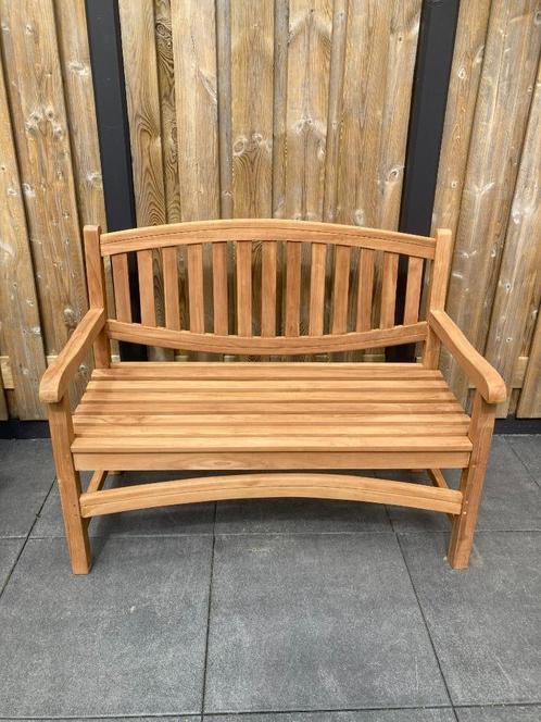 Teak houten tuinbank, splinter nieuw, Tuin en Terras, Tuinbanken, Nieuw, Teakhout, Ophalen
