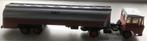 DAF - TRUCK MET AANHANGER - LION CARS NO. 36 EN 37 - 29 CM L, Ophalen of Verzenden, Zo goed als nieuw, Bus of Vrachtwagen