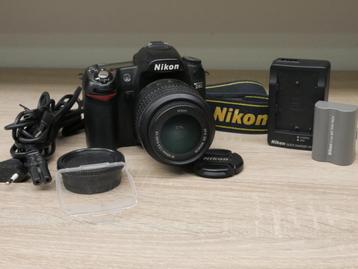 Nikon D80 met 18-55 VR objectief. minder dan 25000 clicks.   beschikbaar voor biedingen