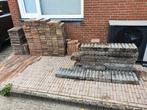 Gratis.  grind, pallisade opsluitbanden, bestratings stenen., Ophalen, Gebruikt, Overige materialen