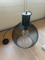Industriële Draadstalen Lamp, Huis en Inrichting, Lampen | Hanglampen, Ophalen, Zo goed als nieuw, Metaal, Minder dan 50 cm
