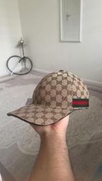 Gucci pet Canvas beige, Kleding | Heren, Hoeden en Petten, Ophalen of Verzenden, Zo goed als nieuw, Pet