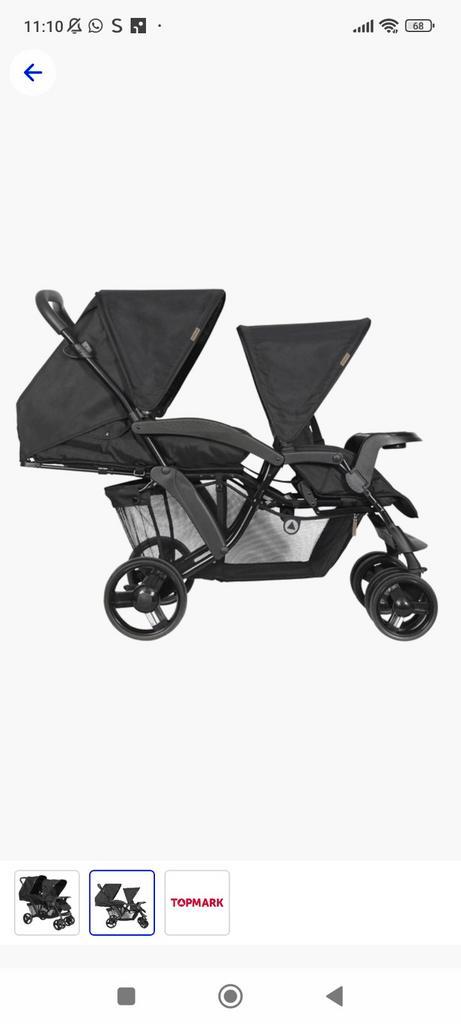 Topmark Duo Buggy - Ideaal voor tweelingen!, Kinderen en Baby's, Kinderwagens en Combinaties, Gebruikt, Overige merken, Ophalen