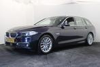 BMW 5 Serie Touring 520d Luxury Edition (bj 2017, automaat), Auto's, BMW, Achterwielaandrijving, Euro 6, Blauw, Diesel