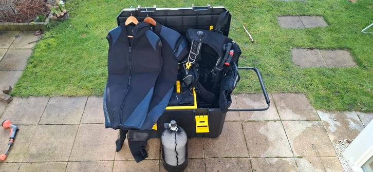 Mooie complete duikset, Watersport en Boten, Duiken, Gebruikt, Ophalen