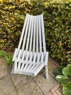 Houten tuinstoel 2 stuks, Ophalen, Gebruikt, Hout, Inklapbaar