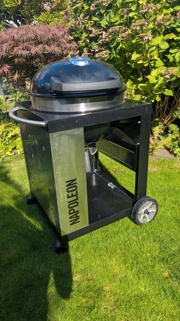 Napoleon Grills Pro Charcoal Cart + hoes, Tuin en Terras, Houtskoolbarbecues, Gebruikt, Ophalen