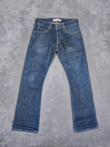 Levis 512 Spijker Broek Bootcut W34 L34 Blauw Jeans beschikbaar voor biedingen
