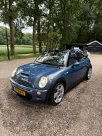 Mini 1.6 16V Cooper S Cabrio AUT 2006 Blauw miltek uitlaat, Auto's, Mini, 4 cilinders, Cabriolet, 163 pk, 11 km/l