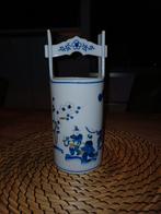 Aziatische indigo porseleinen vaas, Antiek en Kunst, Ophalen of Verzenden