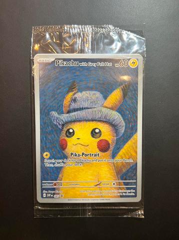 Pikachu with grey felt hat - Van gogh beschikbaar voor biedingen