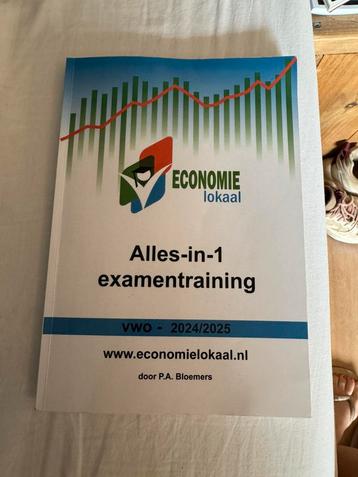 Alles-in-1 examentraining Economie vwo 2025 beschikbaar voor biedingen