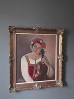 Groot formaat brocante barok lijst. 100 x 90 cm, Ophalen of Verzenden