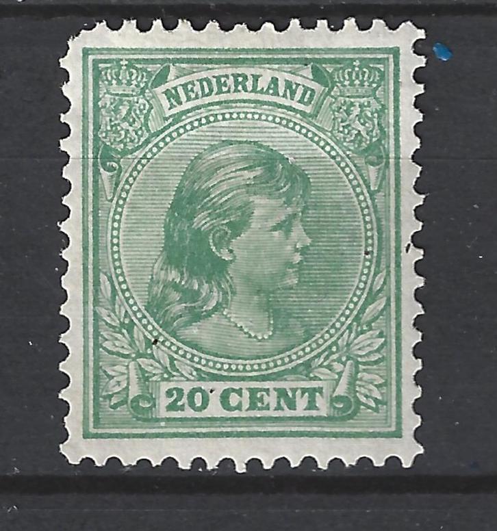 NVPH 40 ongebruikt Wilhelmina 1891 : OUD NEDERLAND per stuk, Postzegels en Munten, Postzegels | Nederland, Postfris, T/m 1940