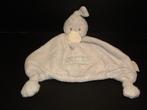 BAMBAM EEND KNUFFELDOEK VELOURS LICHT GRIJS MET WITTE, Kinderen en Baby's, Speelgoed | Knuffels en Pluche, Verzenden, Nieuw, Overige typen