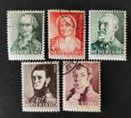 Nederland NVPH 392 - 396, Postzegels en Munten, Postzegels | Nederland, Verzenden, Na 1940, Gestempeld