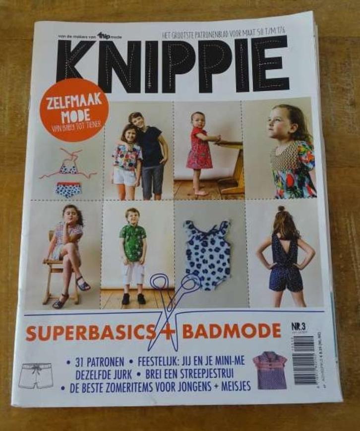 Knippie nummer 3 juni, juli 2019, ook baby, Hobby en Vrije tijd, Kledingpatronen, Zo goed als nieuw, Kind, Knippie, Verzenden