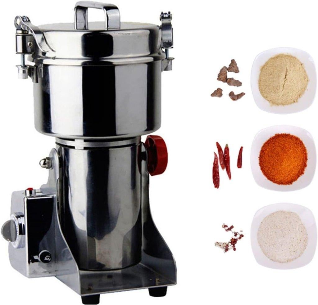 Grinder - Graan- Kruidenmolen 250g Elektrische Kruiden RVS, Ophalen of Verzenden, Nieuw