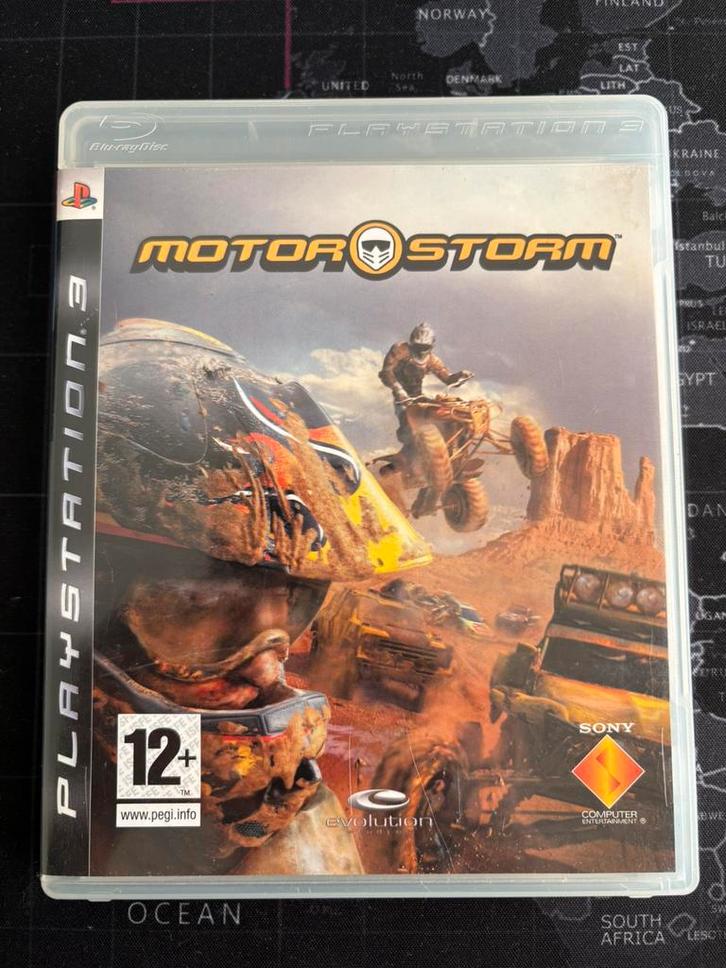 Motorstorm, PS3, CIB, Spelcomputers en Games, Games | Sony PlayStation 3, Gebruikt, Racen en Vliegen, 1 speler, Vanaf 12 jaar