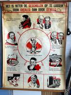 politiek/religieuze poster "Vrede", Antiek en Kunst, Antiek | Schoolplaten, Ophalen, Geschiedenis