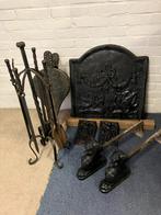 Openhaard open haard set  gietijzer ophalen, Ophalen, Gebruikt
