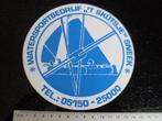 sticker watersportbedrijf 't skutsje sneek logo zeilboot, Verzenden, Zo goed als nieuw, Bedrijf of Vereniging