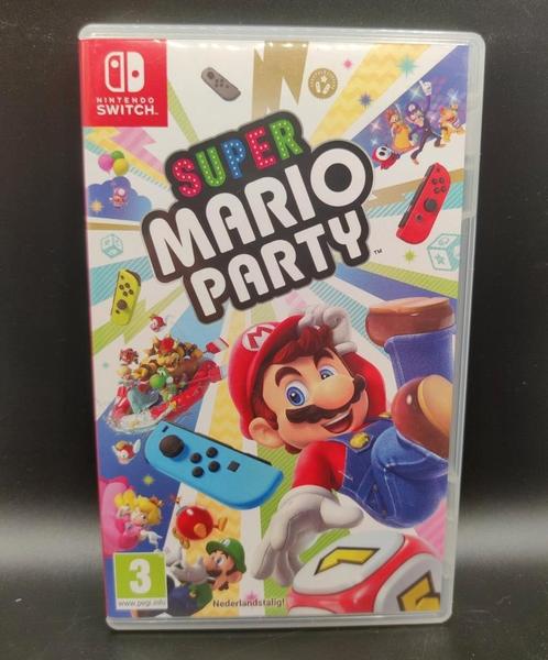Super Mario party Nintendo switch, Spelcomputers en Games, Games | Nintendo Switch, Zo goed als nieuw, 3 spelers of meer, Vanaf 3 jaar