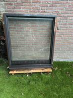 Houten Kozijn met Enkel Glas, Ophalen, Gevelraam of Ruit, Gebruikt, 80 tot 120 cm