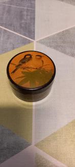 Vintage Lakdoosje met Vogeltjes, Antiek en Kunst, Ophalen of Verzenden