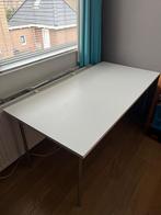 Bureau:tafel IKEA wit 180 x 60 cm, Gebruikt, Ophalen, Bureau
