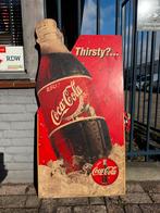 Vintage Coca-Cola Reclamebord XL, Ophalen, Reclamebord, Gebruikt, .