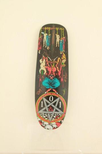 101 Natas Kaupas Devil Worship Reissue Skateboard Silkscreen beschikbaar voor biedingen