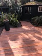 Azobe hardhouten  planken  palen vlonder  terras  schutting, Tuin en Terras, Terrasdelen en Vlonders, Nieuw, Ophalen of Verzenden