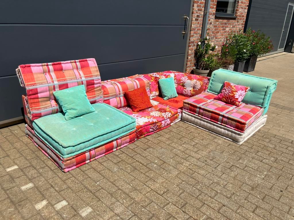 Roche Bobois Mah Jong Kenzo Takada 10 elementen TOPstaat!!, Huis en Inrichting, Fauteuils, Ophalen of Verzenden