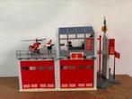 Playmobil City Action Brandweergarage met helikopter 9462, Kinderen en Baby's, Speelgoed | Playmobil, Ophalen, Zo goed als nieuw