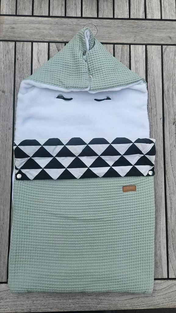 Voetenzak voor in de maxicosi. Handgemaakt, Kinderen en Baby's, Autostoeltjes, Zo goed als nieuw, Overige merken, 0 t/m 13 kg