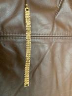 Leuke Armband goudkleurig 19 cm, Sieraden, Tassen en Uiterlijk, Armbanden, Ophalen of Verzenden, Nieuw, Goud, Overige materialen