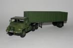 Berliet GBC 8KT 6x6 met USA oplegger legergroen Altaya 1:43, Ophalen of Verzenden, Nieuw, Bus of Vrachtwagen, Overige merken